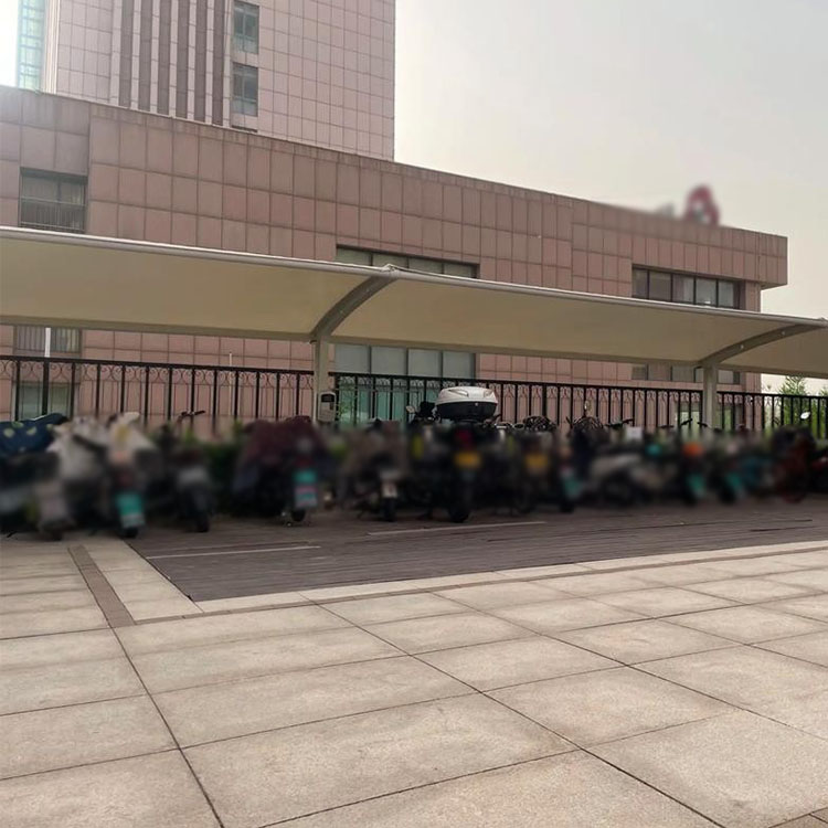 乾县膜结构电动车棚